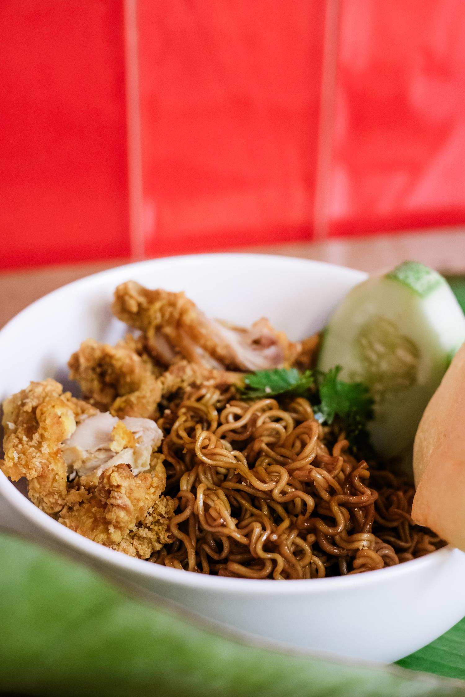 Indomie Goreng w/ Ayam Geprek