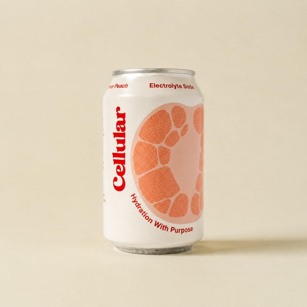 Cellular Elderflower Peach Soda