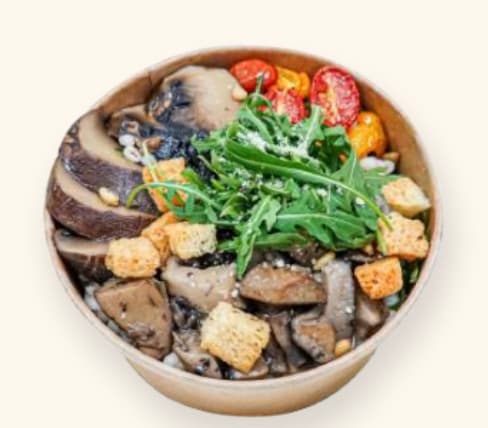 Confit Portobello Mushroom Salad Bowl