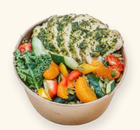 Locally Farmed Kale Salad Bowl