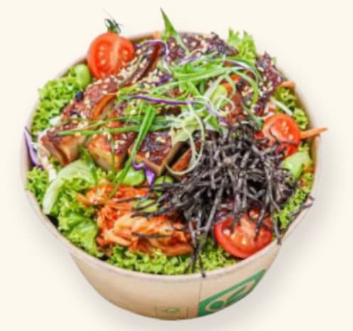 Korean Kimchi Salad Bowl