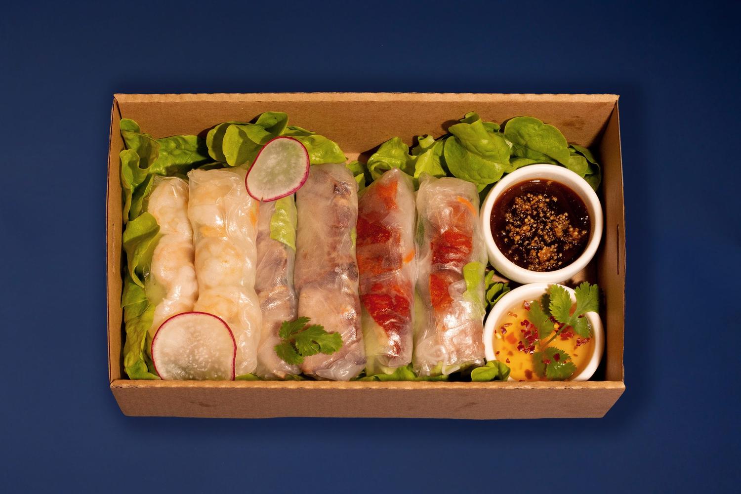 Deluxe Rice Paper Rolls Box (Small)