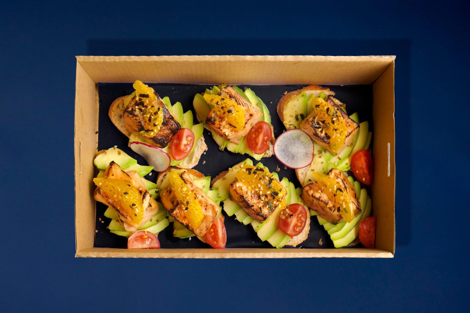 Miso Salmon Bruschetta (Small)