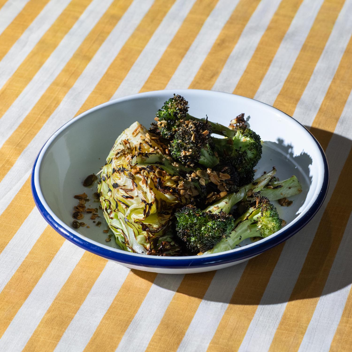 Seasonal greens & mixed seeds