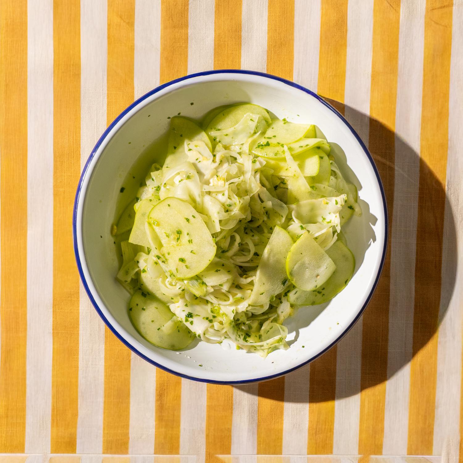 Seasonal slaw & basil