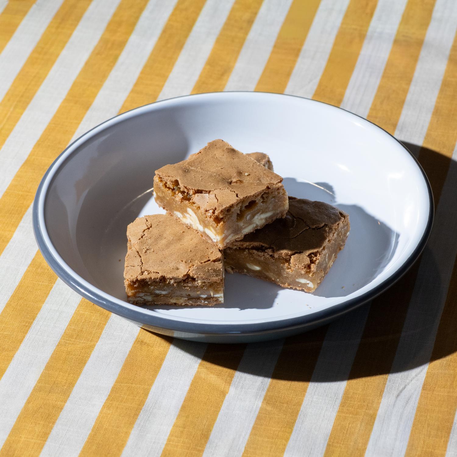 Brown butter blondie