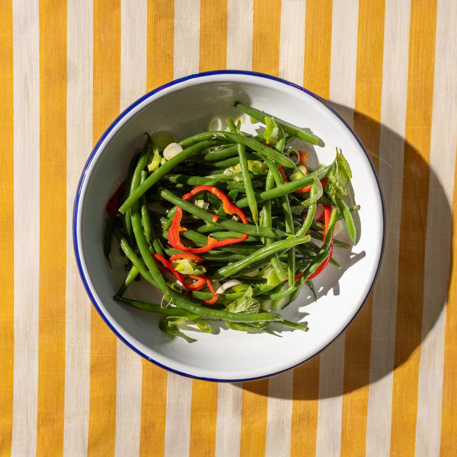 Grilled seasonal veg & chilli