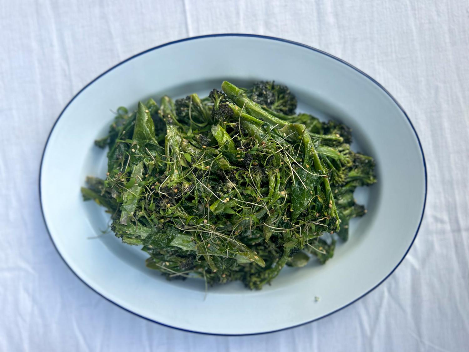 Charred Broccoli and Harissa