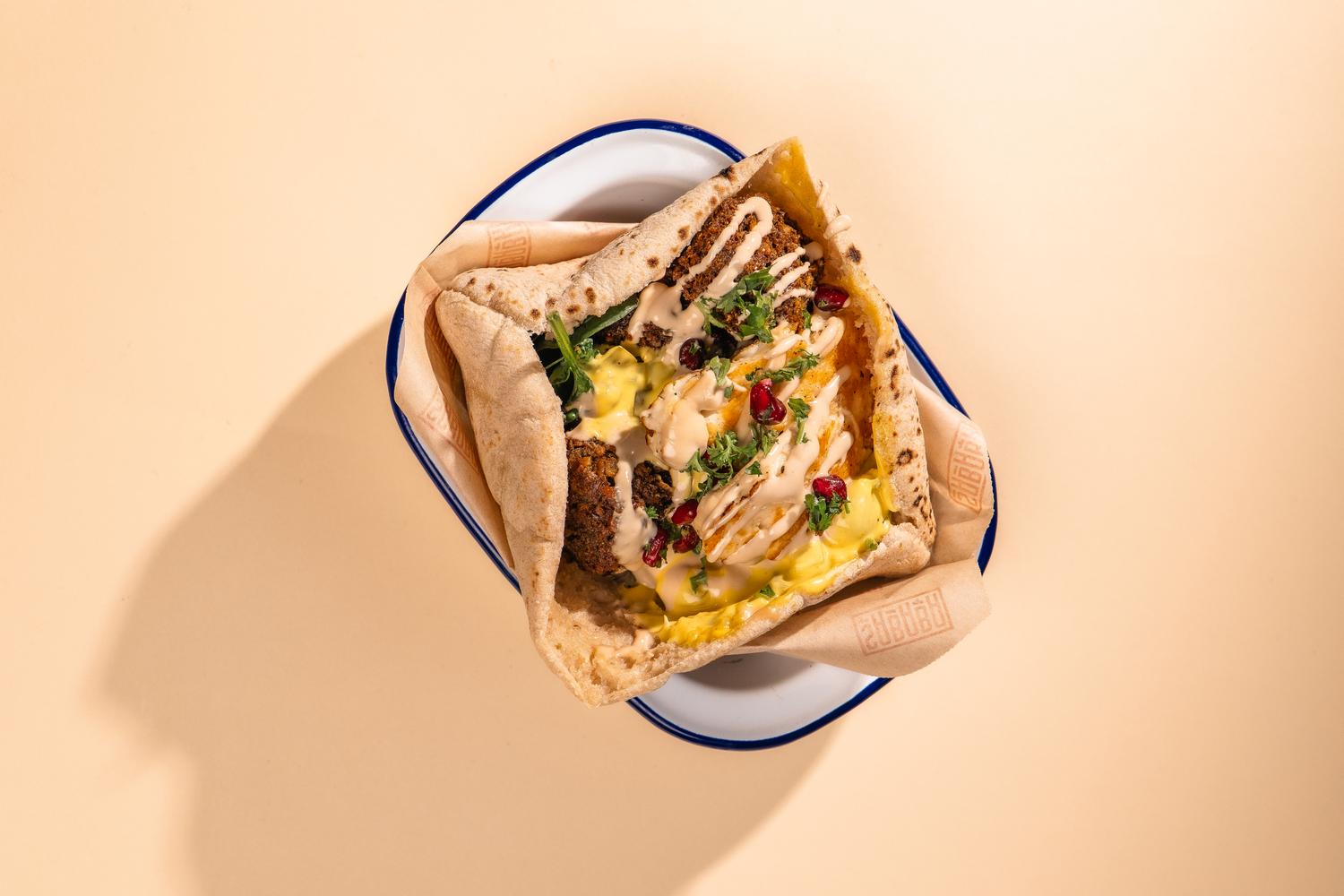 Pita Falafel Halloumi
