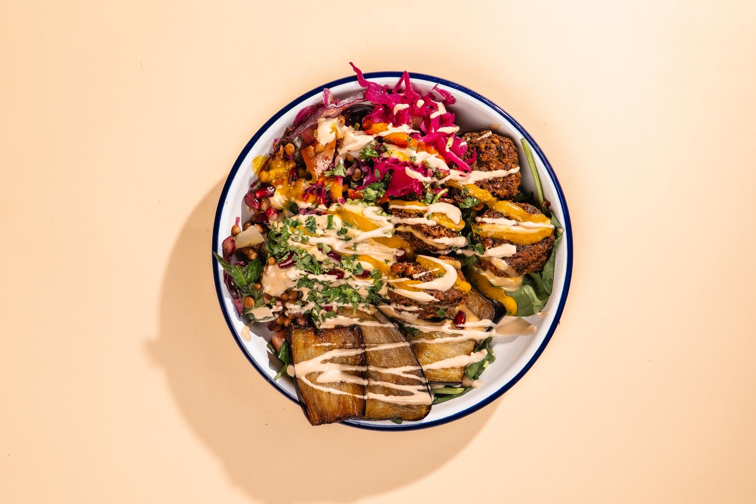 Bowl Falafel & Aubergine 