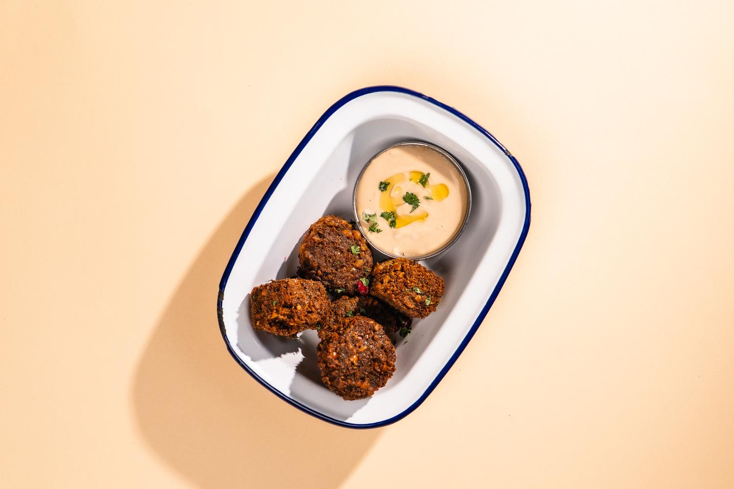 Falafel with tahini