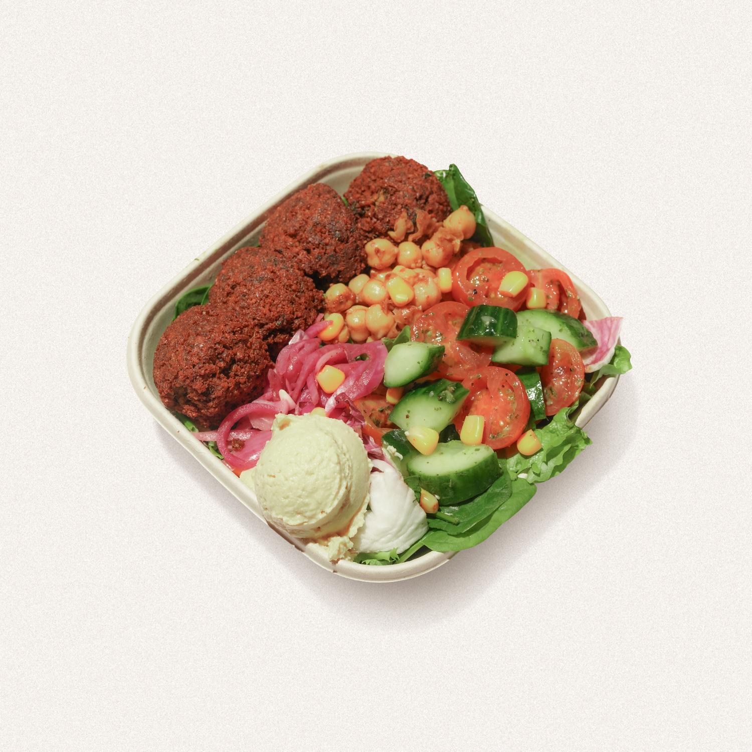 Protein Falafel salad