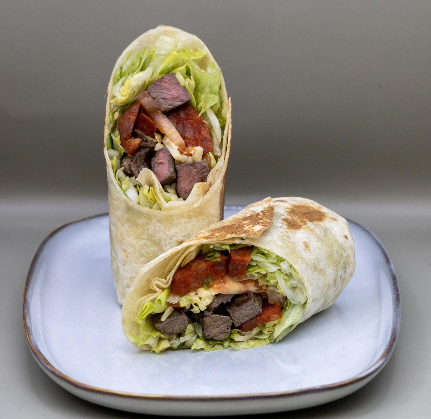 Steak & Chorizo Wrap
