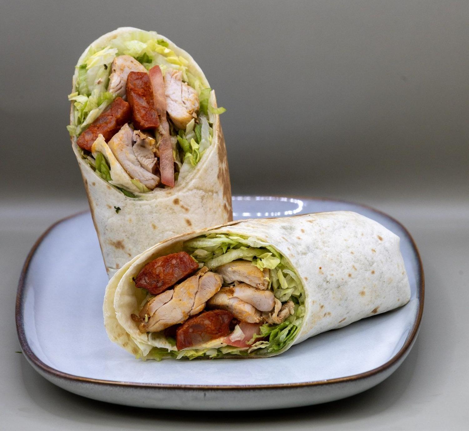 Chicken & Chorizo Wrap