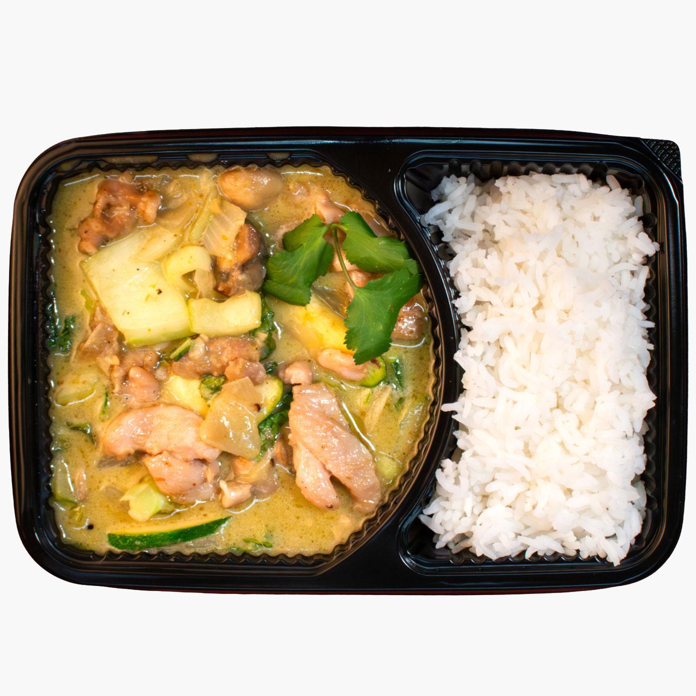 Thai Green Curry Chicken with Jasmine Rice