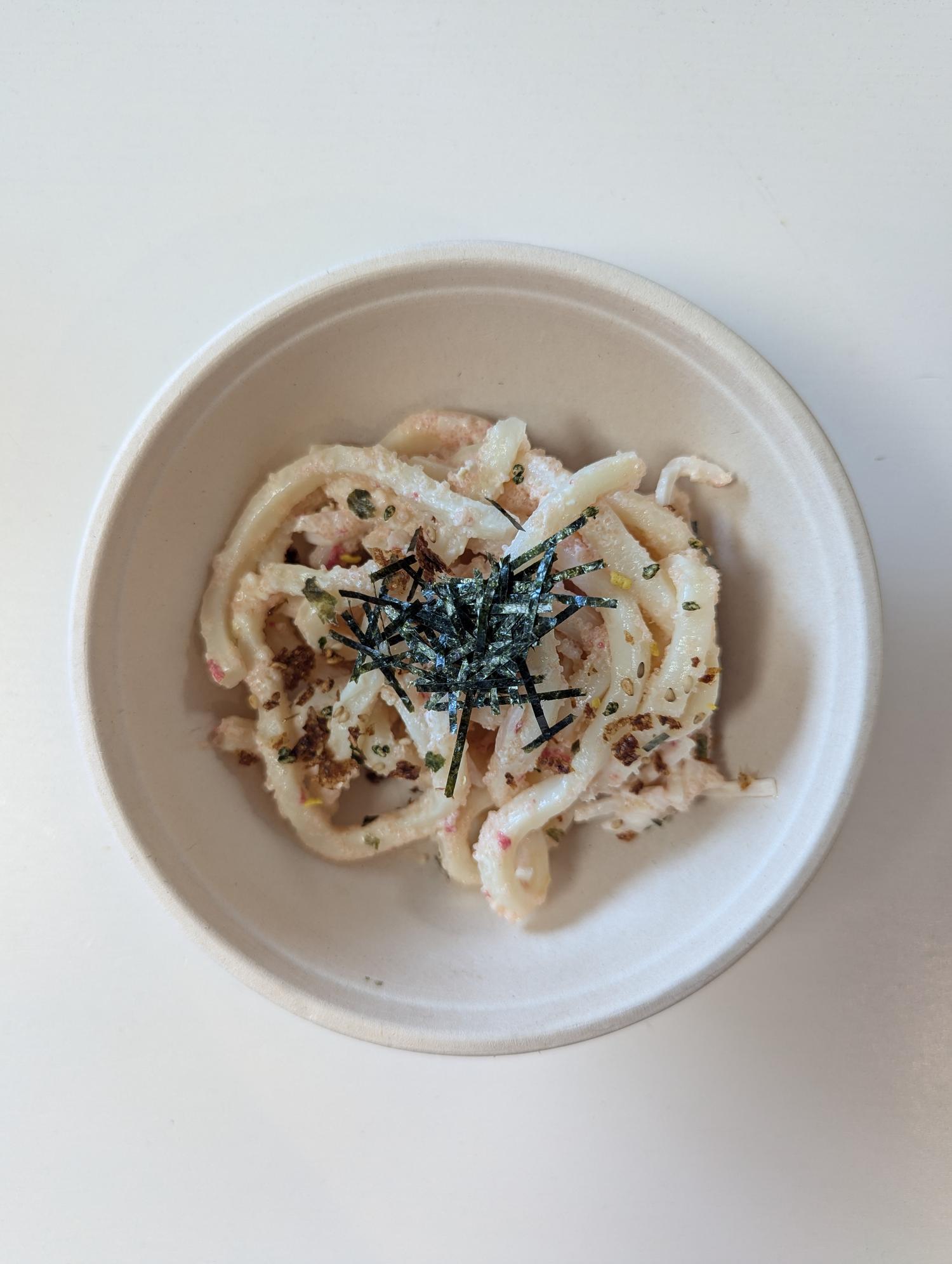 Mentaiko Cold Udon - Main