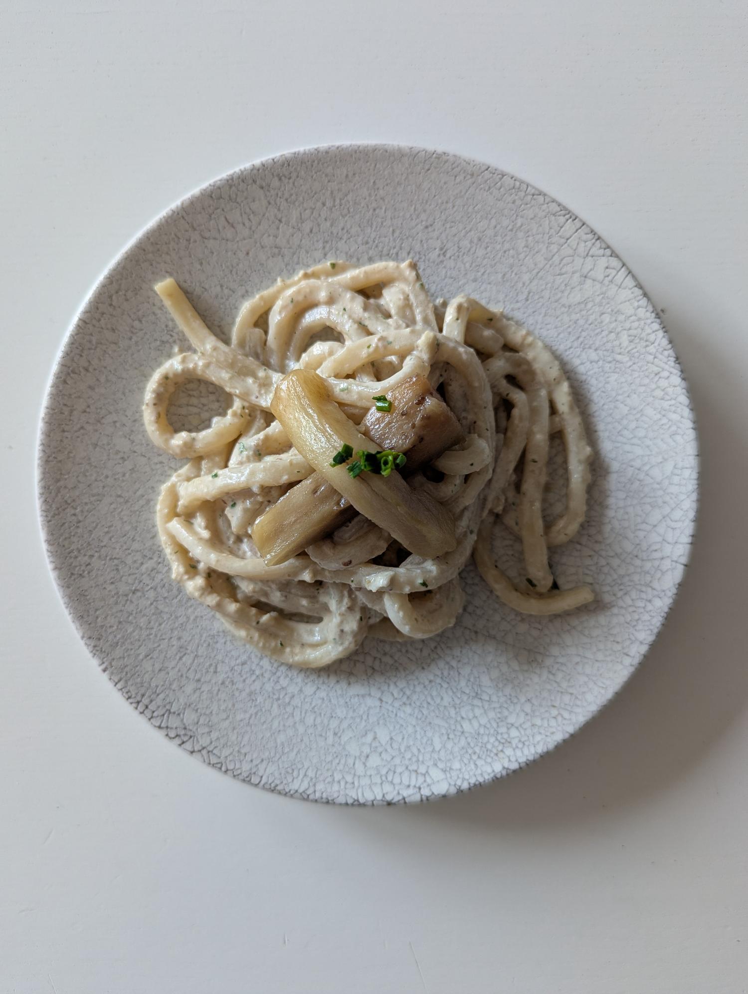 Nasu (Aubergine) Cold Udon - Side
