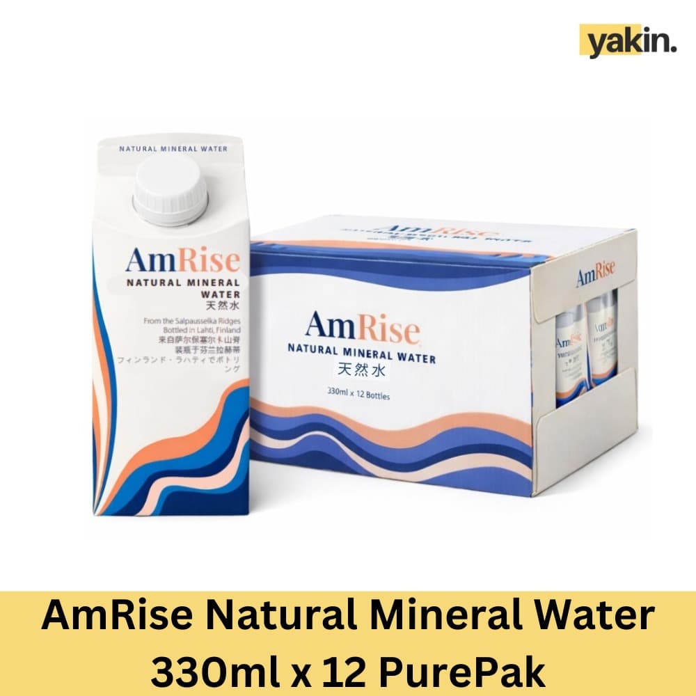 AmRise Natural Mineral Water from Finland 330ml x 