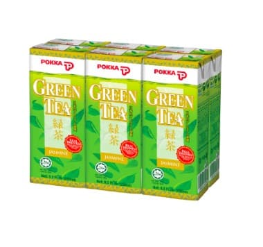 Pokka Jasmine Green Tea Tetra Pack 24 x 250ML