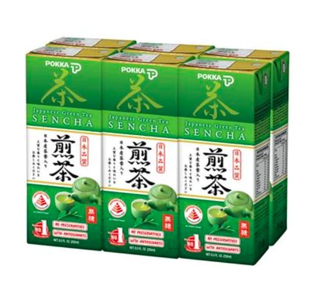 Pokka Sencha Japanese Green Tea Tetra Pack 24 x 25
