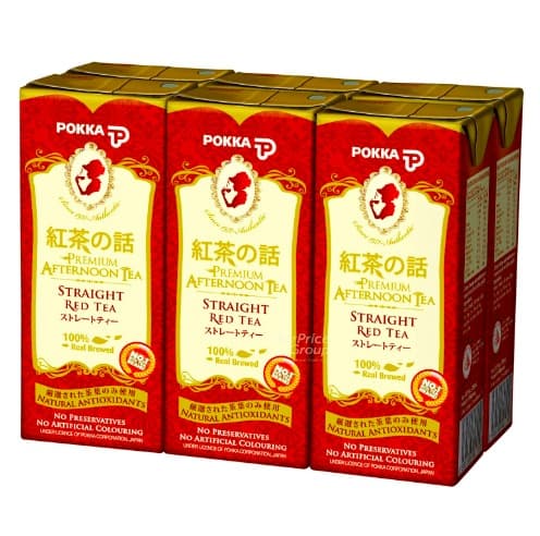 Pokka Straight Red Tea Tetra Pack 24 x 250ml