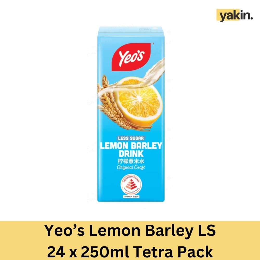 Yeo's Lemon Barley (LS) 24 x 250ml Tetra Pack