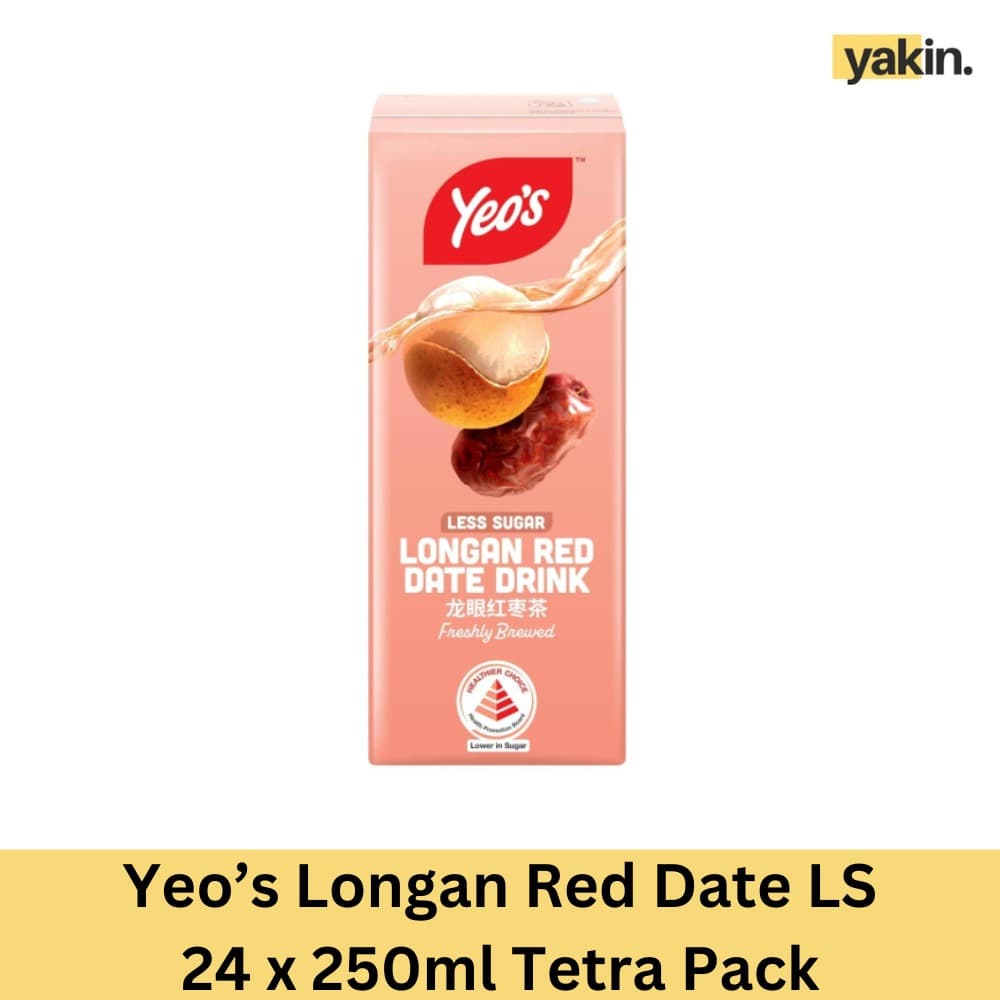 Yeo's Longan Red Date LS Tetra Pack 24 x 250ML