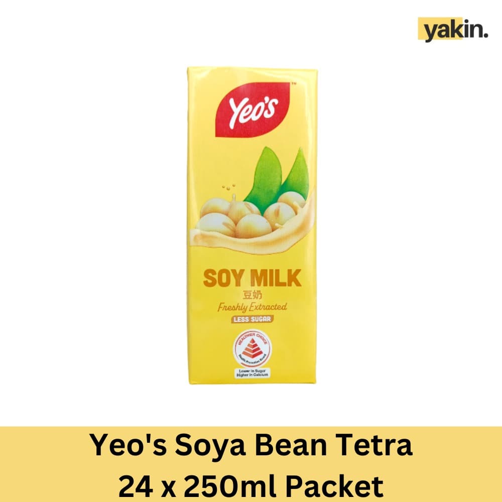 Yeo's Soya Bean Tetra 24 x 250ML