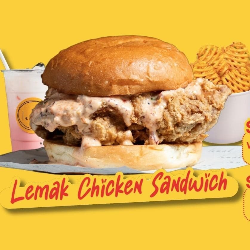 Lemak Chicken Sandwich Curry Sauce