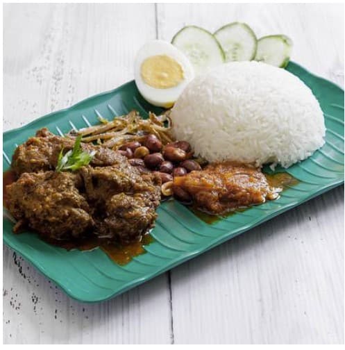Nasi Lemak Beef Rendang