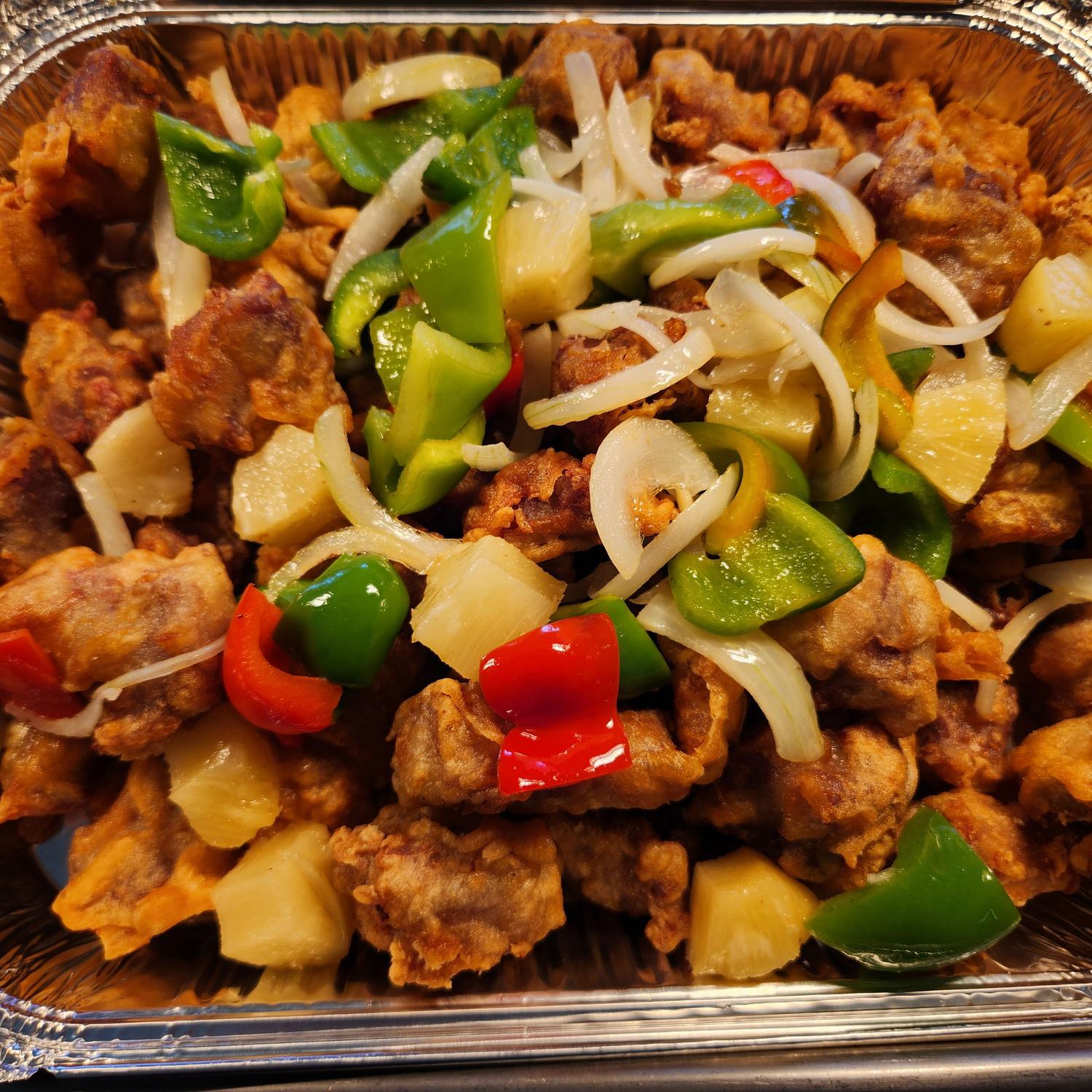 Sweet N Sour Pork Tray
