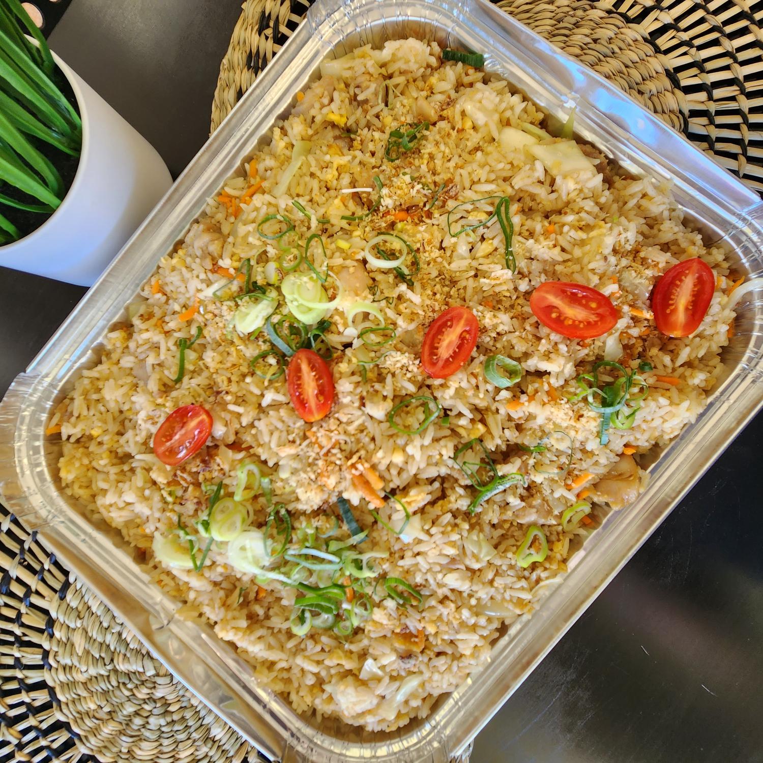 Vegetable Fried Rice Tray