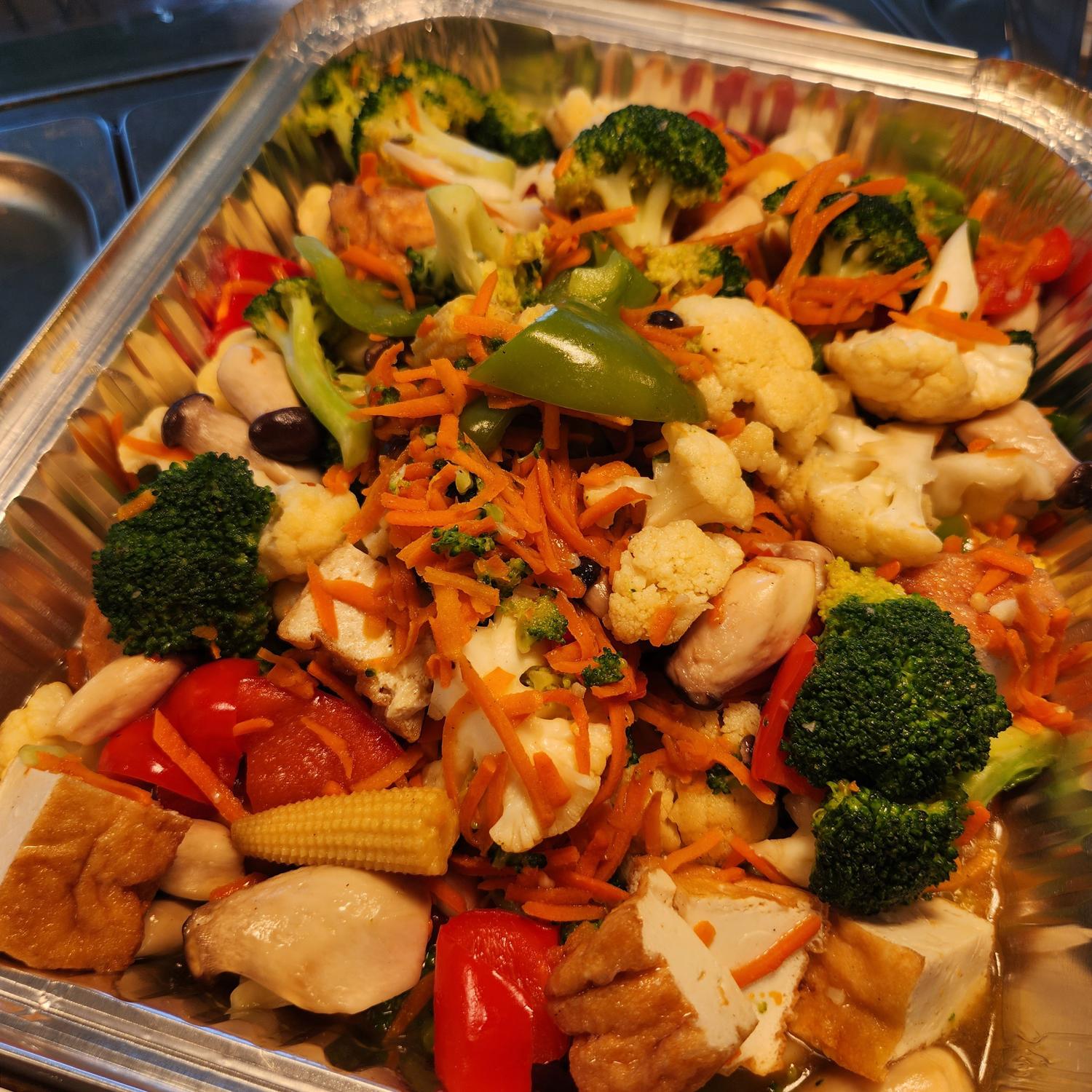 Garlic Mixed Vegetables Tray