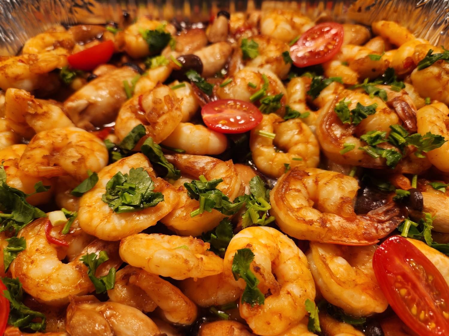 Sambal Prawn Tray