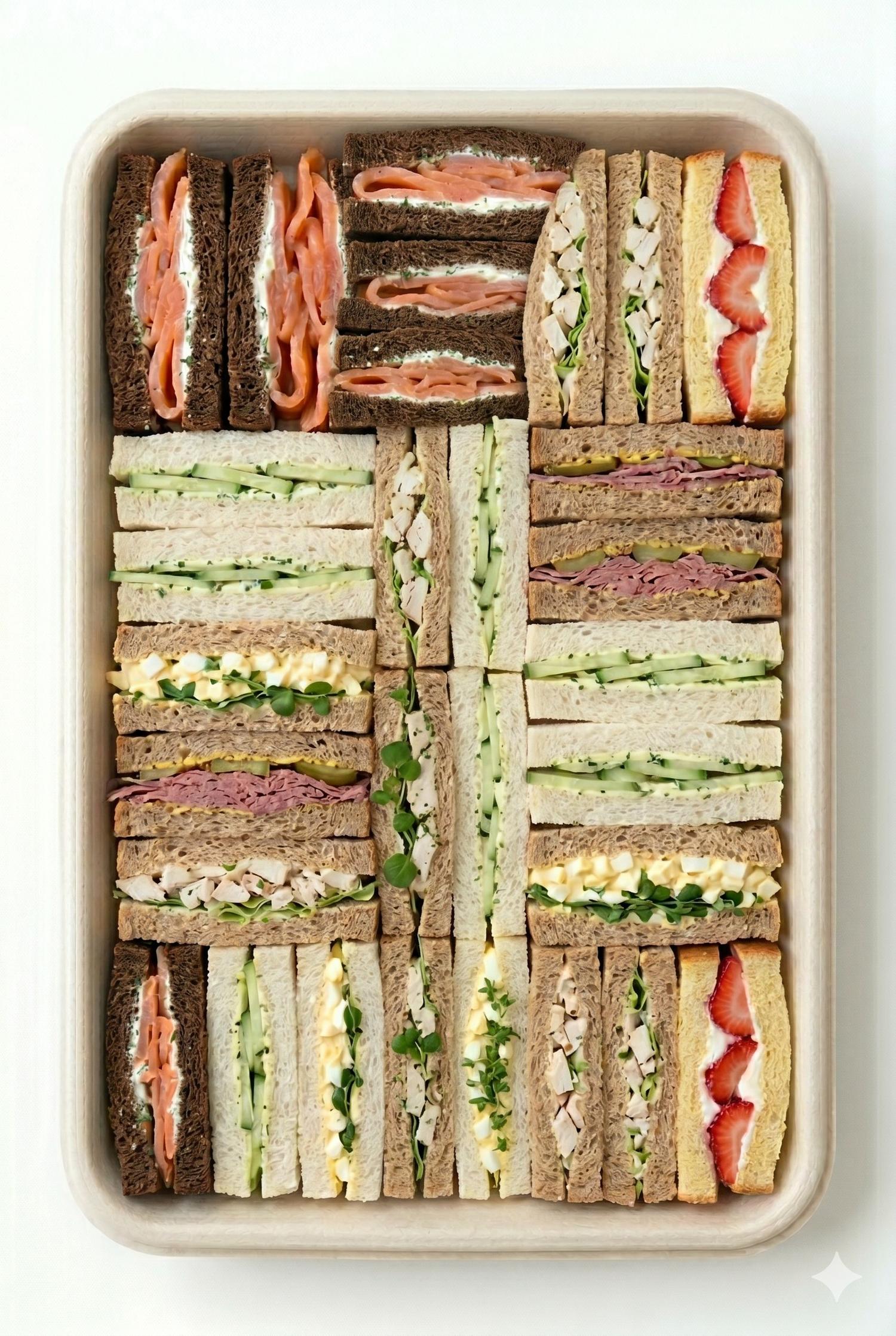 Gourmet English High Tea Sandwiches