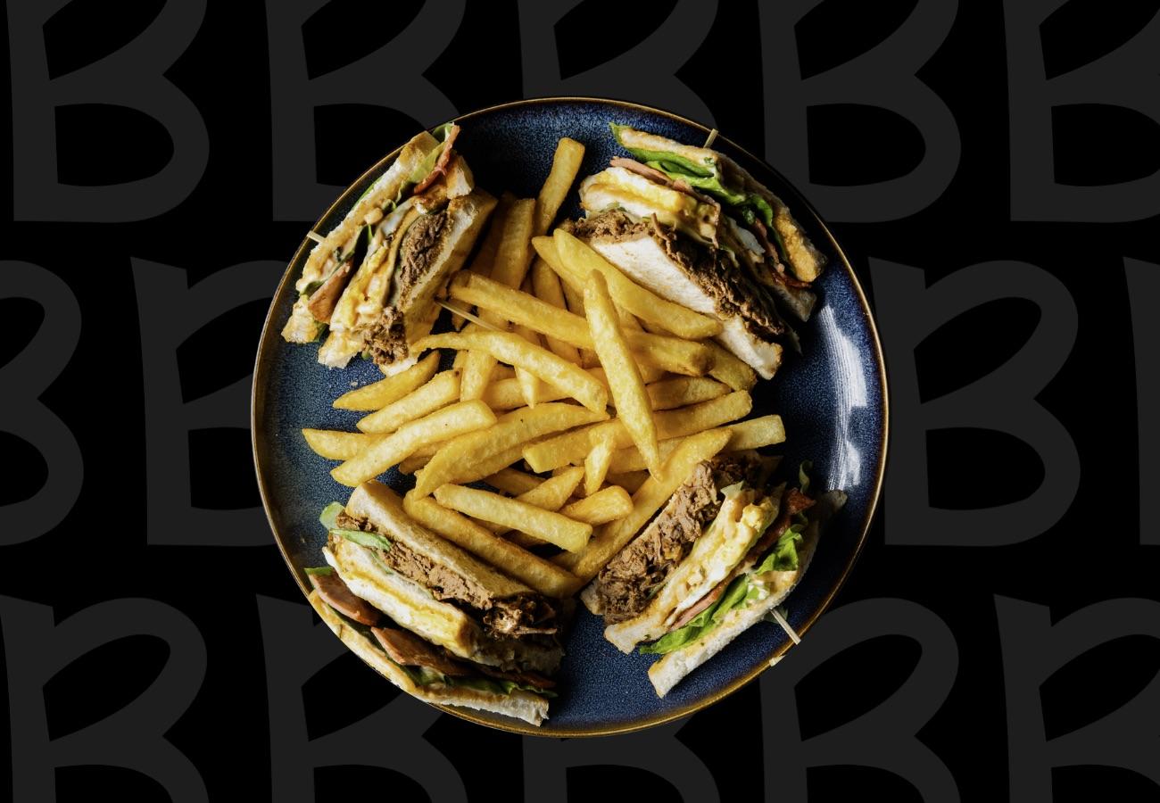 Beef Club Sandwich