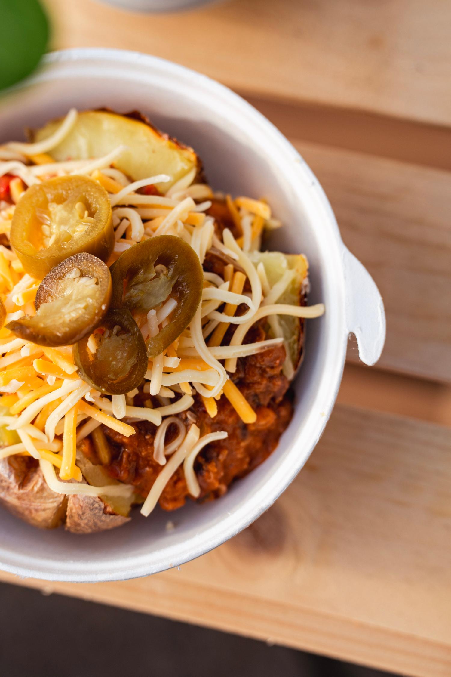 Baked Potato - Beef Chili Con Carne 