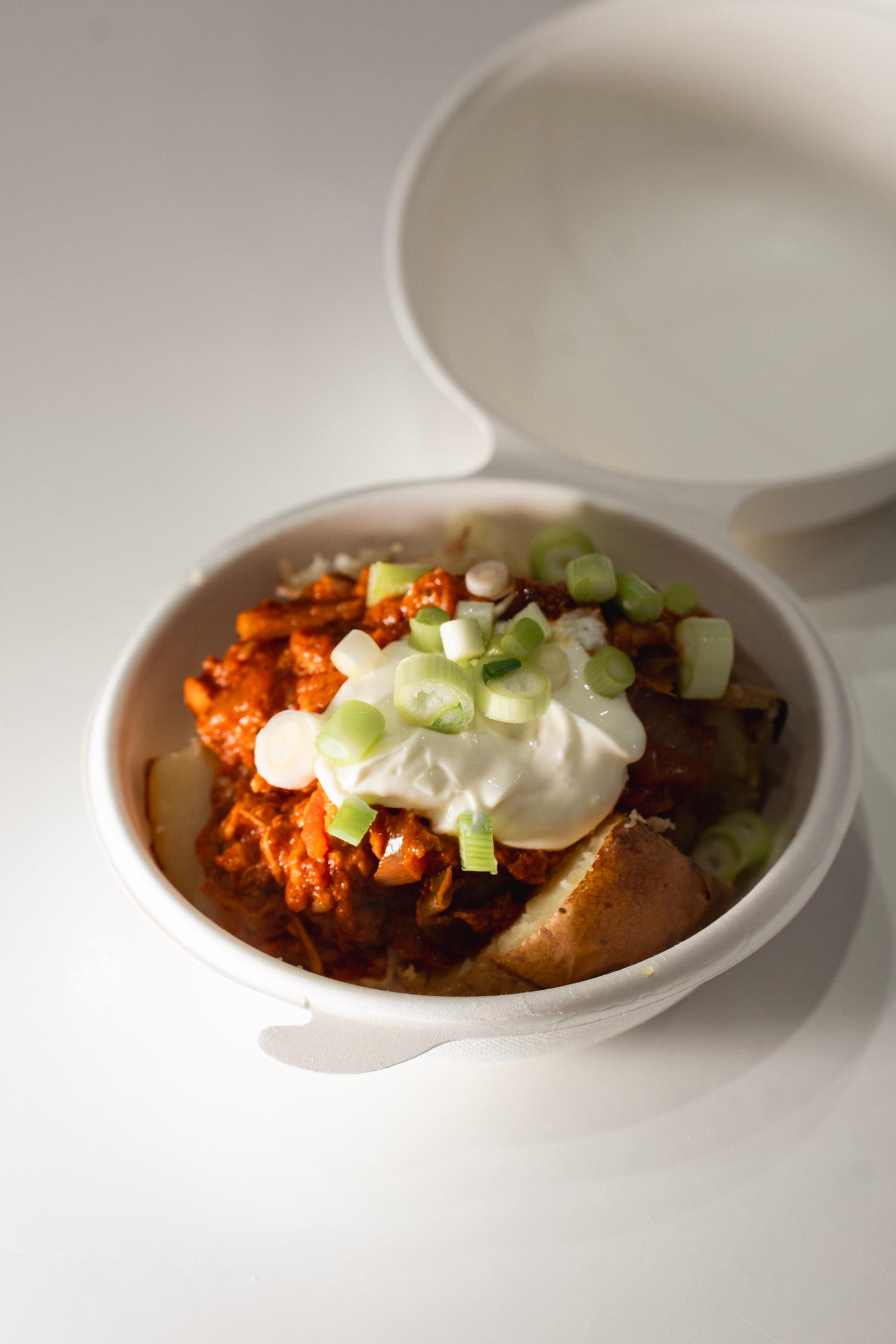 Baked Potato - Chicken Curry