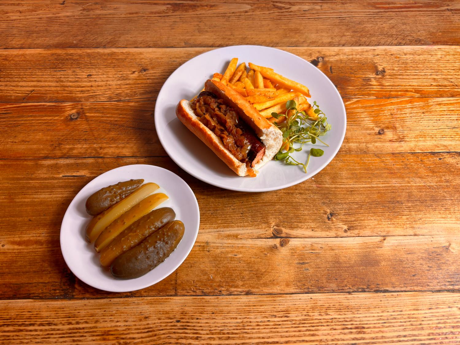 Polish Grilled Sausage on a bun