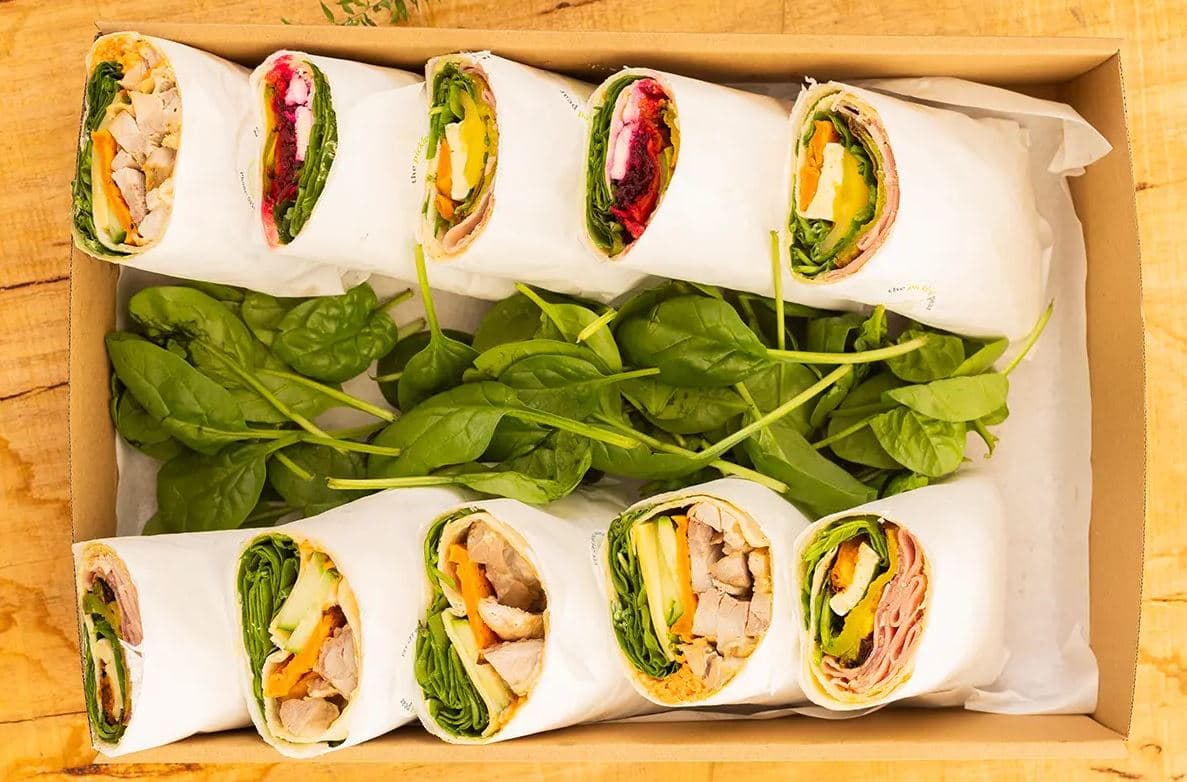 Gourmet Filled Wraps - 20 Piece Box