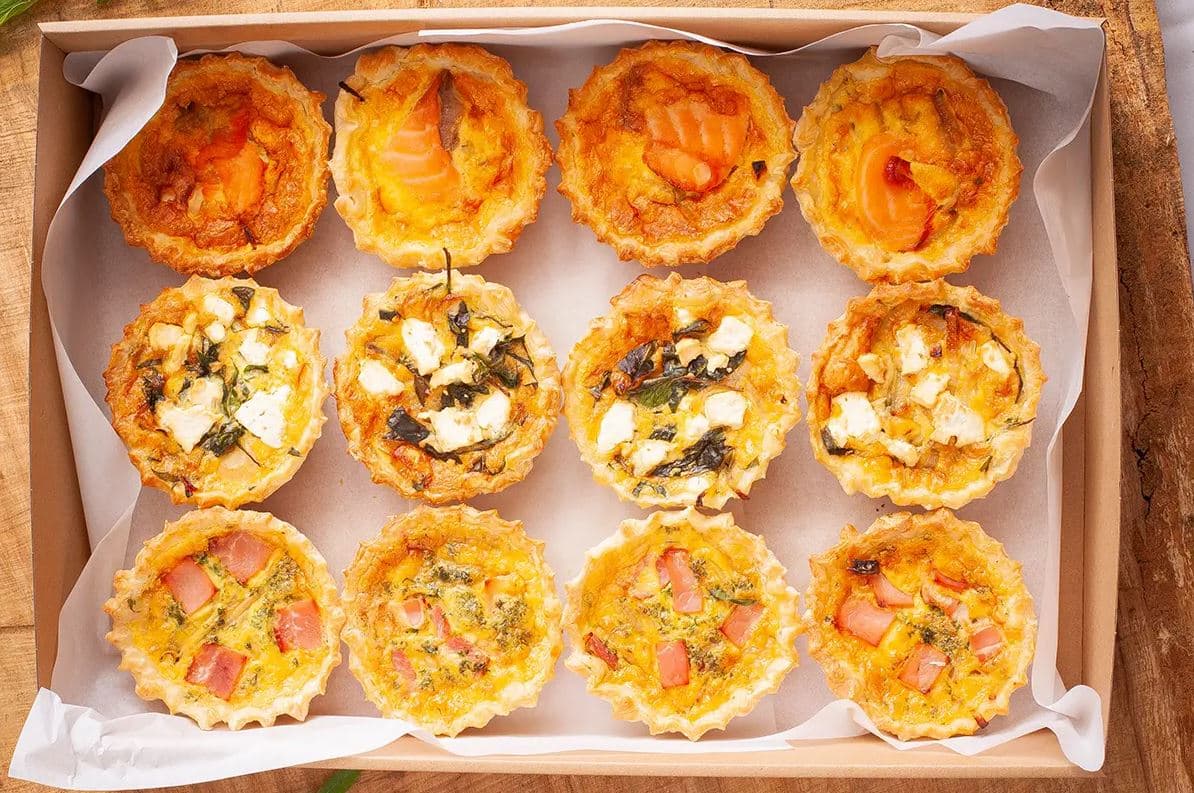 Quiche - 12 Piece Box