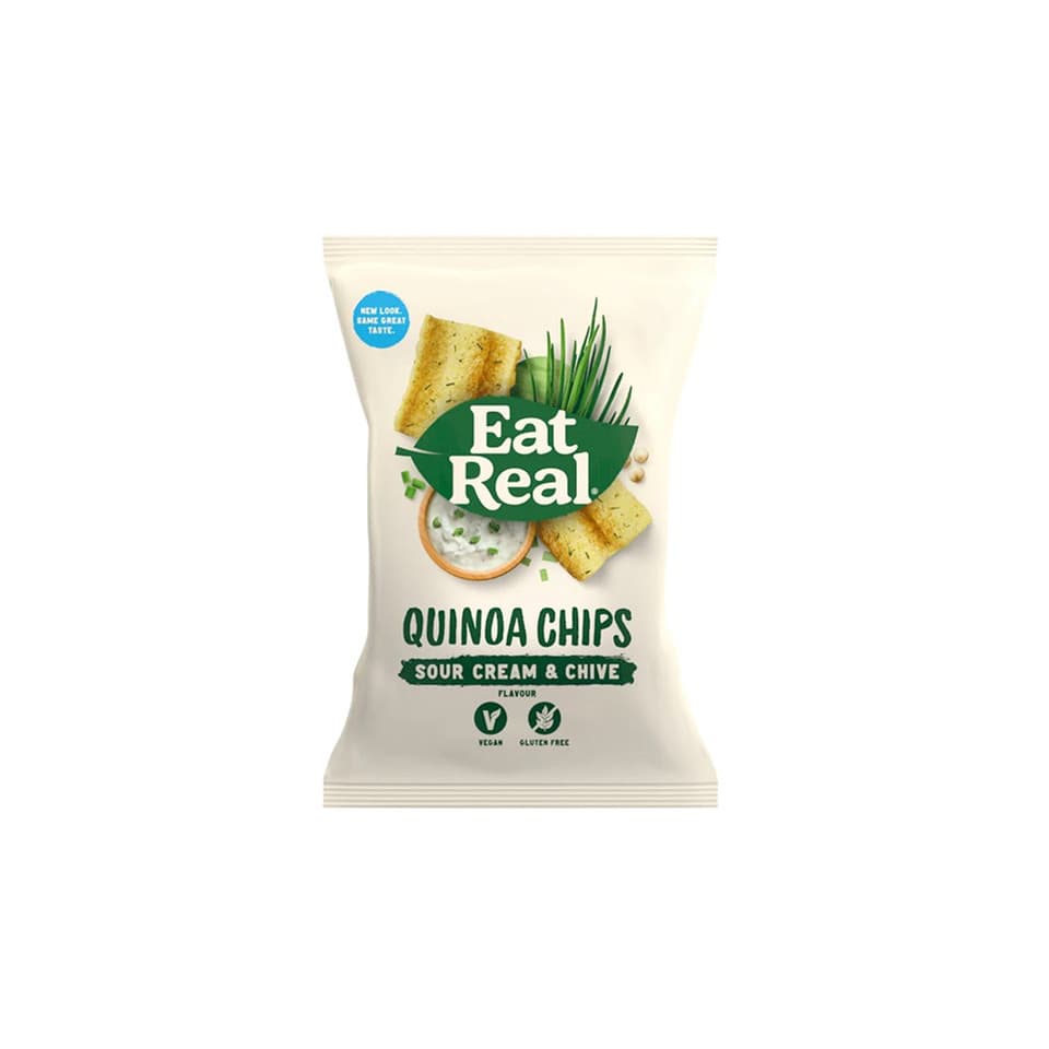 Sour Cream & Chive Quinoa Chips