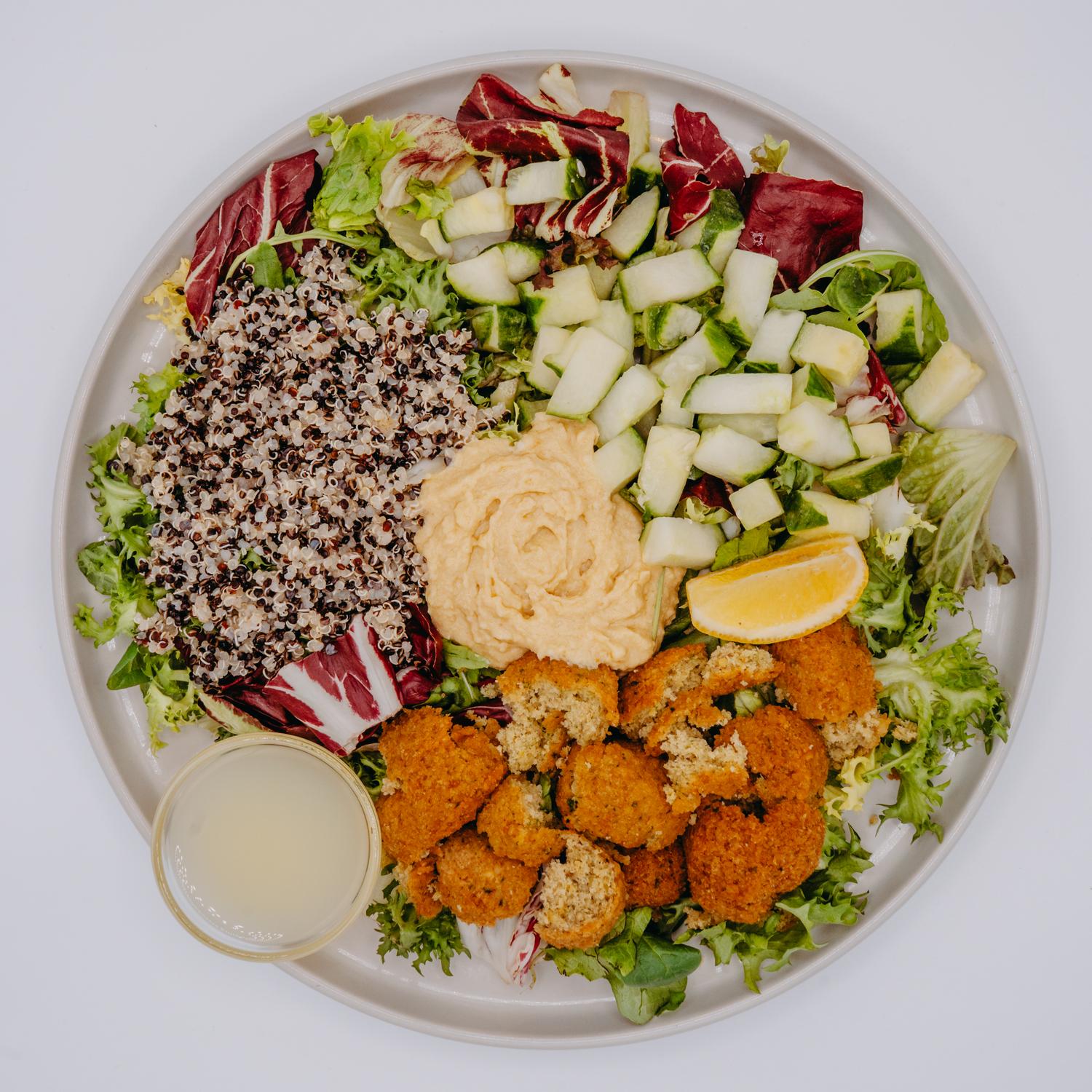 Hearty Falafel & Quinoa Bowl