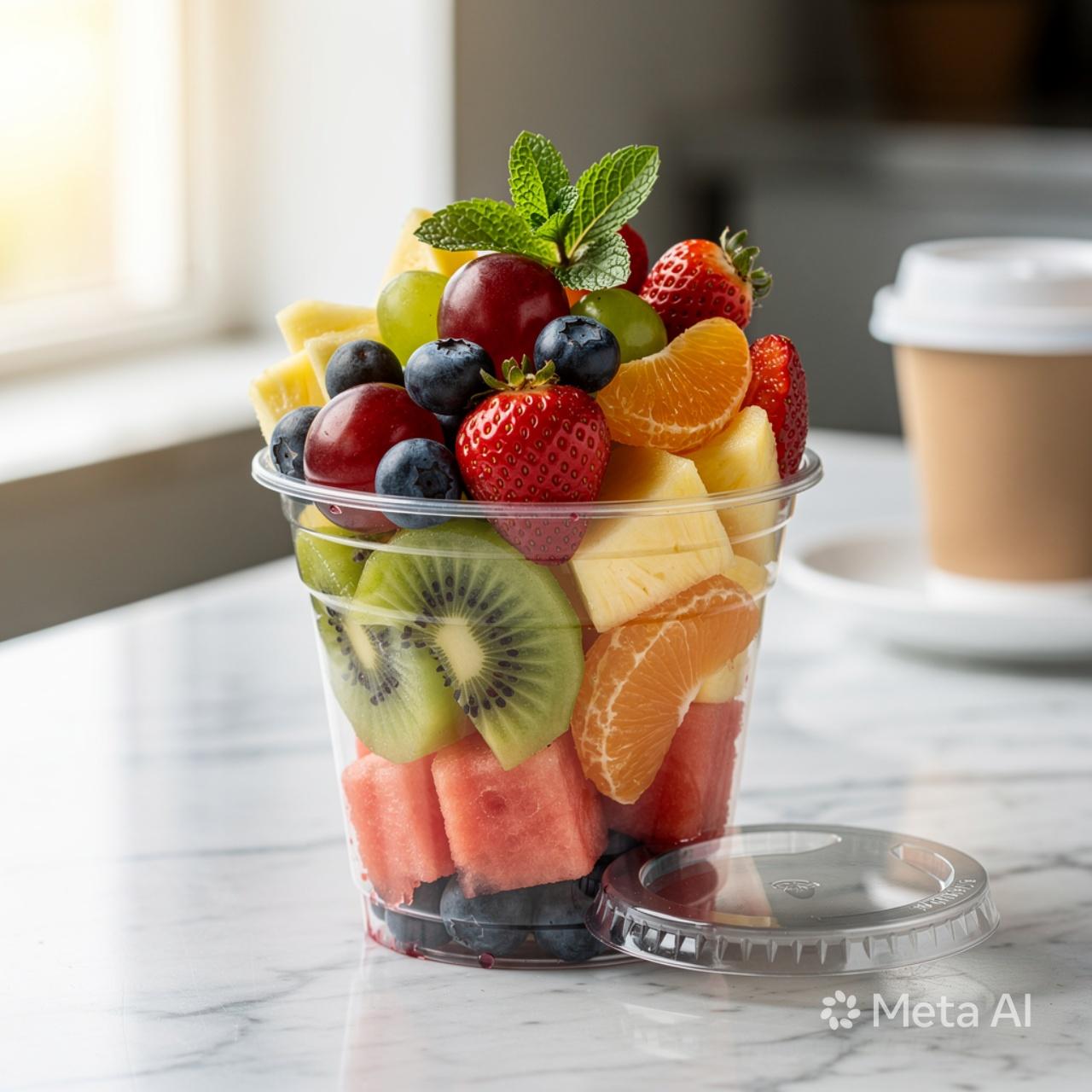 Gluten Free Seasonal Fruit Salad Cup