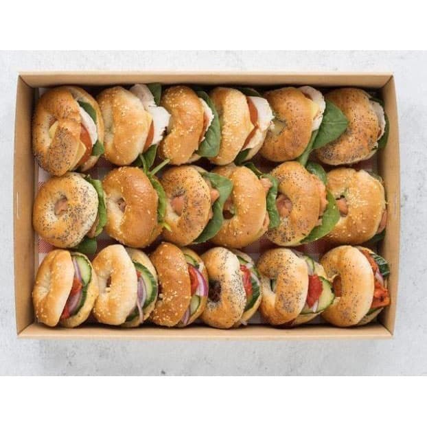 Sapore Assorted Mini Breakfast Bagel Platter