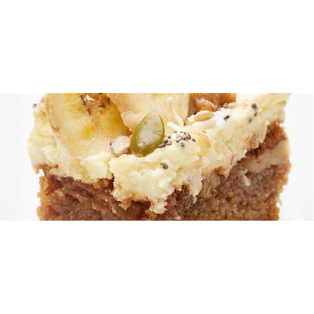 Mini Banana Cake Slice
