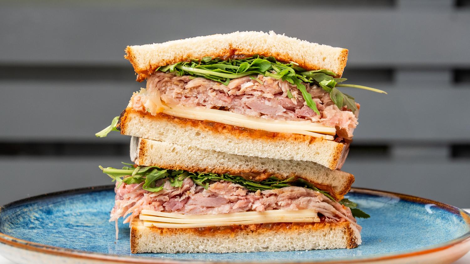 Pulled Ham Sandwich