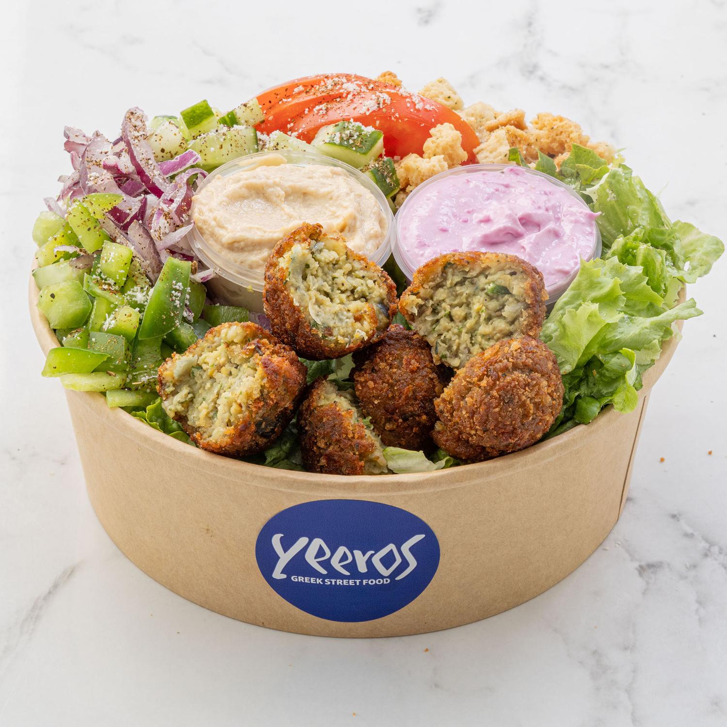 Yeeros Falafel bowl