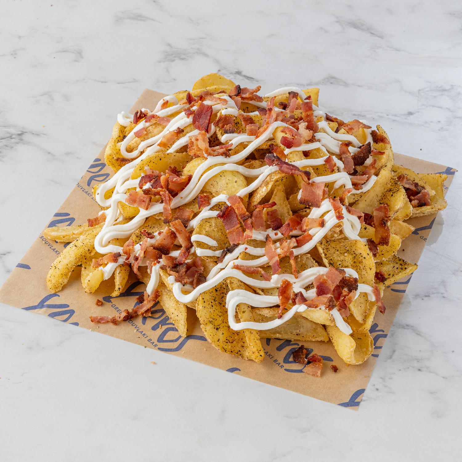 Feta Cheese Bacon Chips