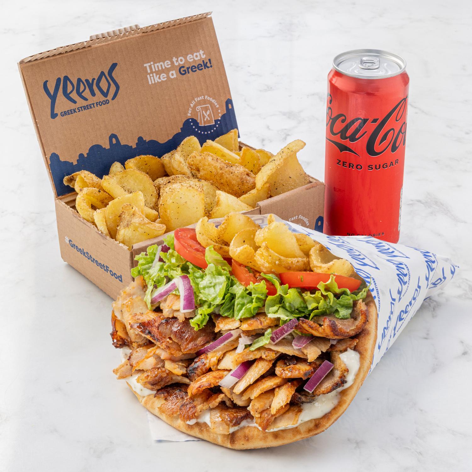MyYeeros Meal MEGA Pita Wrap